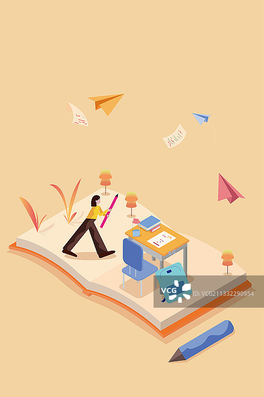 学习2.5D矢量插画图片素材