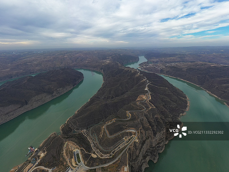 内蒙古准格尔旗黄河大峡谷图片素材