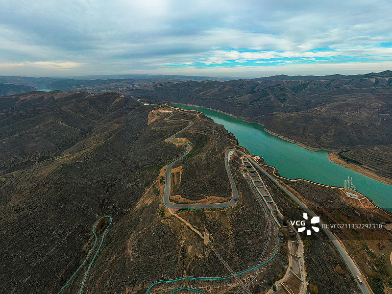 内蒙古准格尔旗黄河大峡谷图片素材