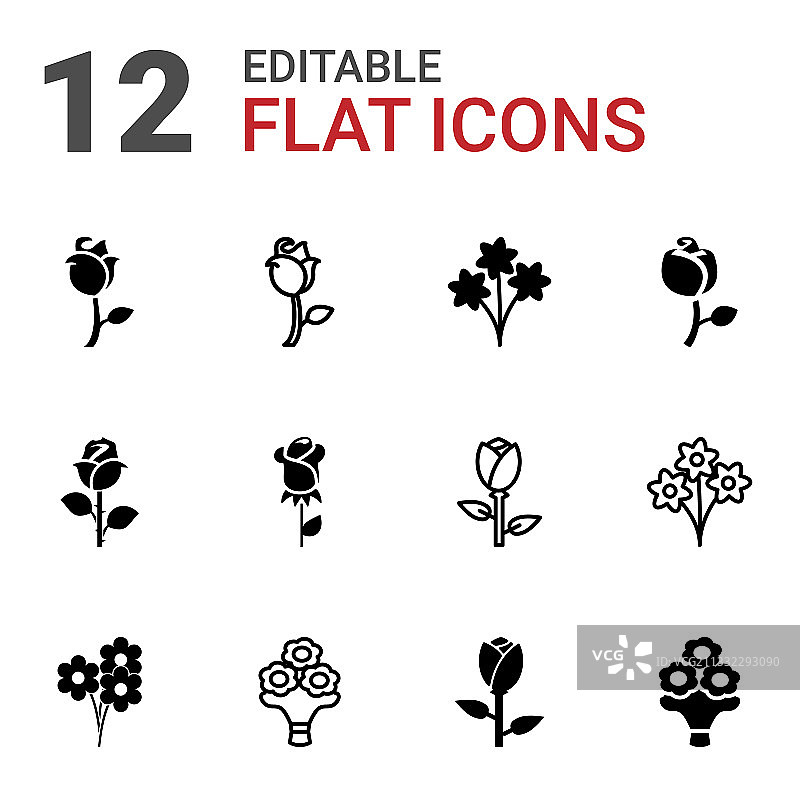 花束图标图片素材