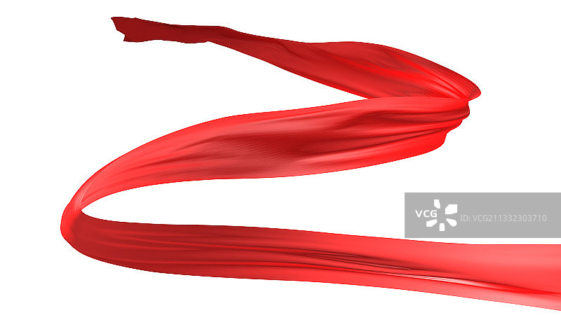 3D红布条图片素材
