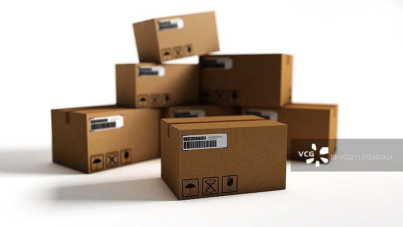 快递包装箱图片素材