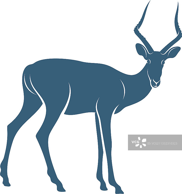 羚羊创意Logo设计图片素材