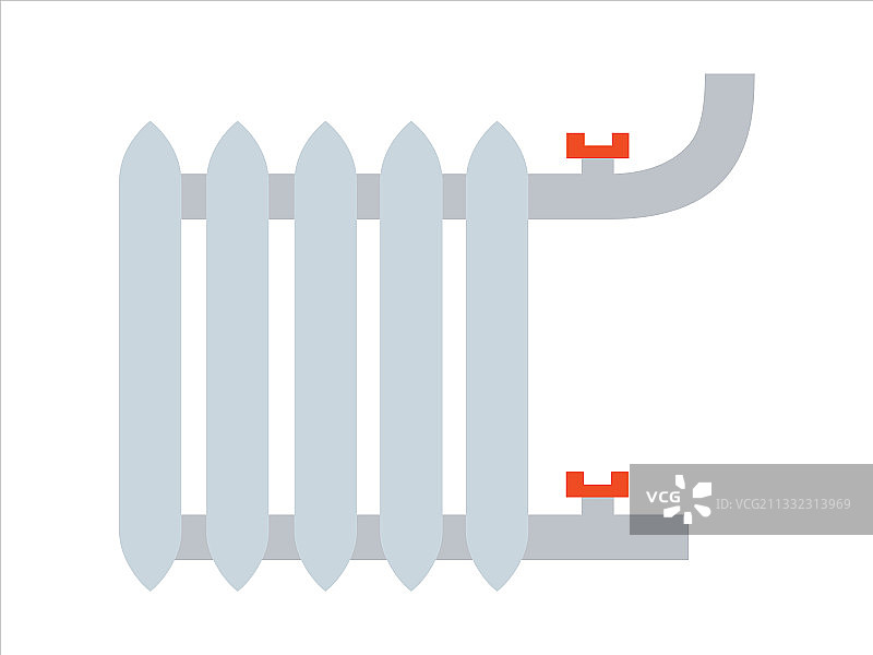 暖气散热器图标图片素材