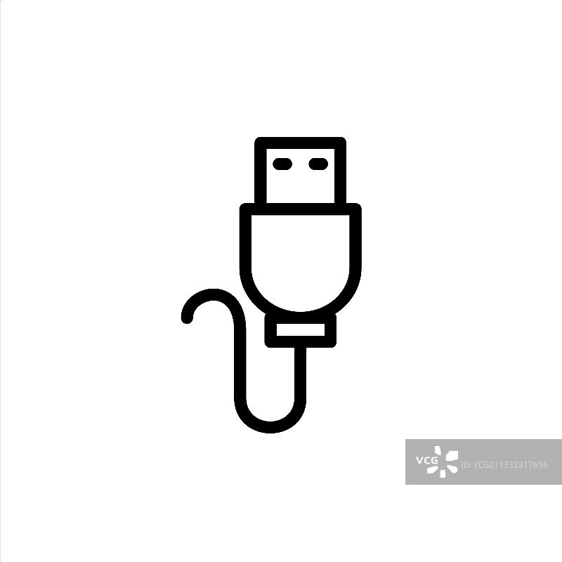 USB数据线电子设备主题图标图片素材