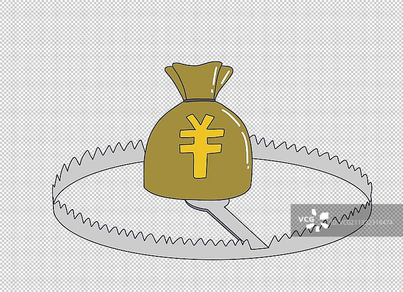 元素：金融陷阱图片素材