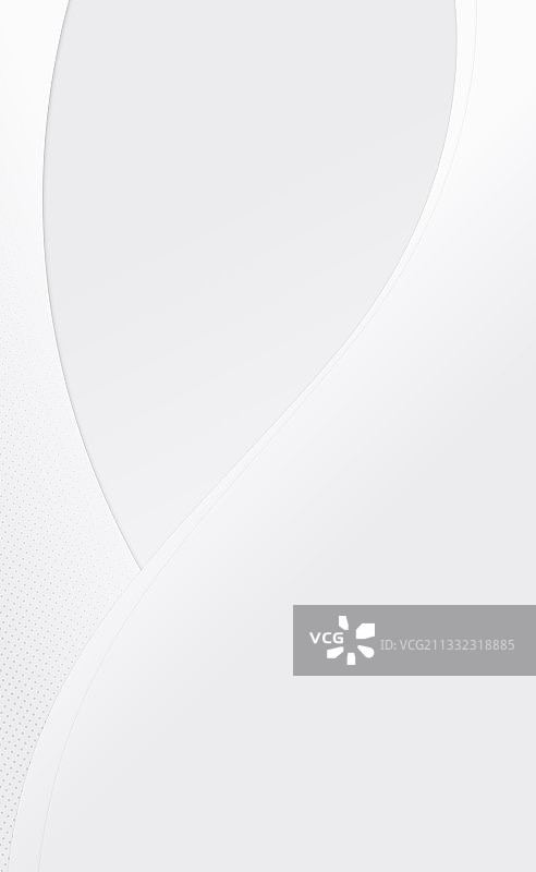 白色抽象波浪线和点图片素材