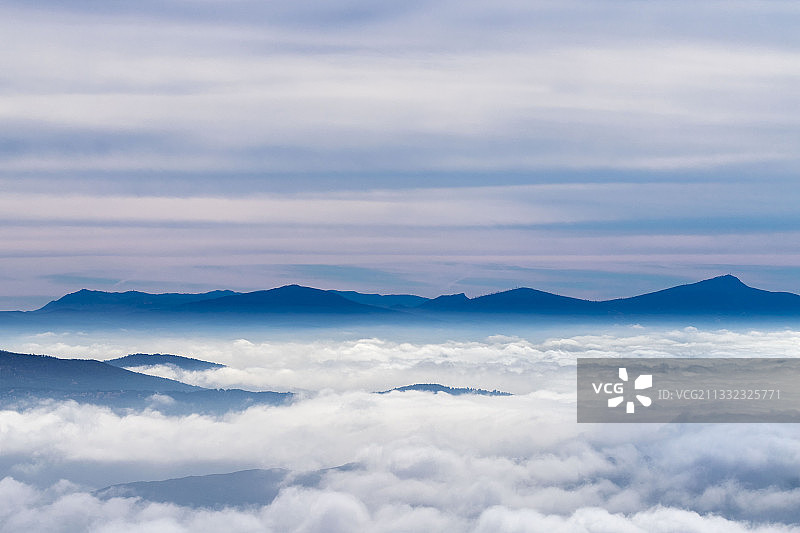 帕洛马山州立公园的云彩景观图片素材