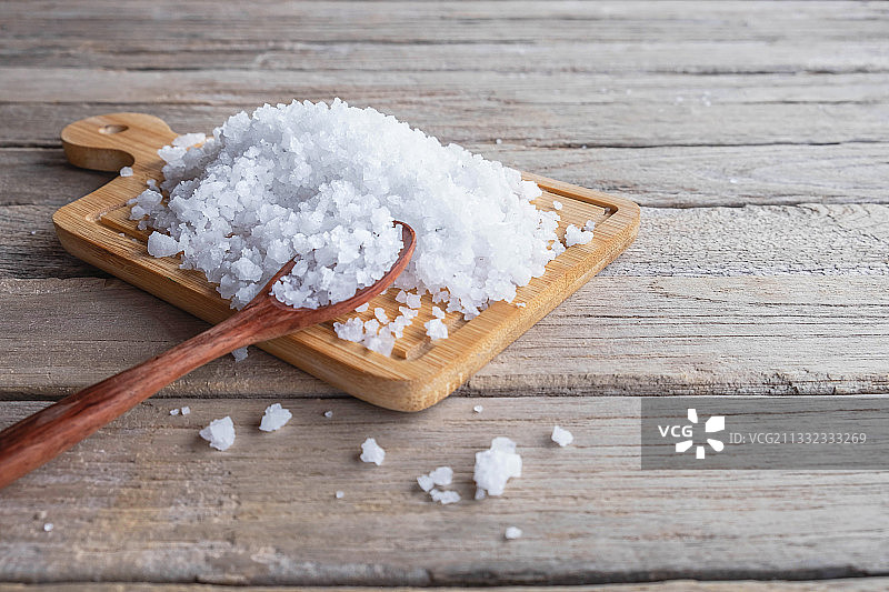 木勺中白糖特写图片素材