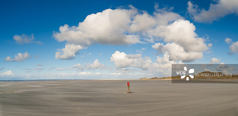 荷兰泰尔斯海灵岛奥斯特伦德沙漠全景图片素材