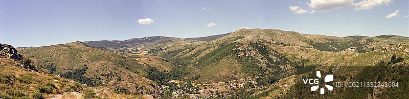 法国山脉全景图片素材