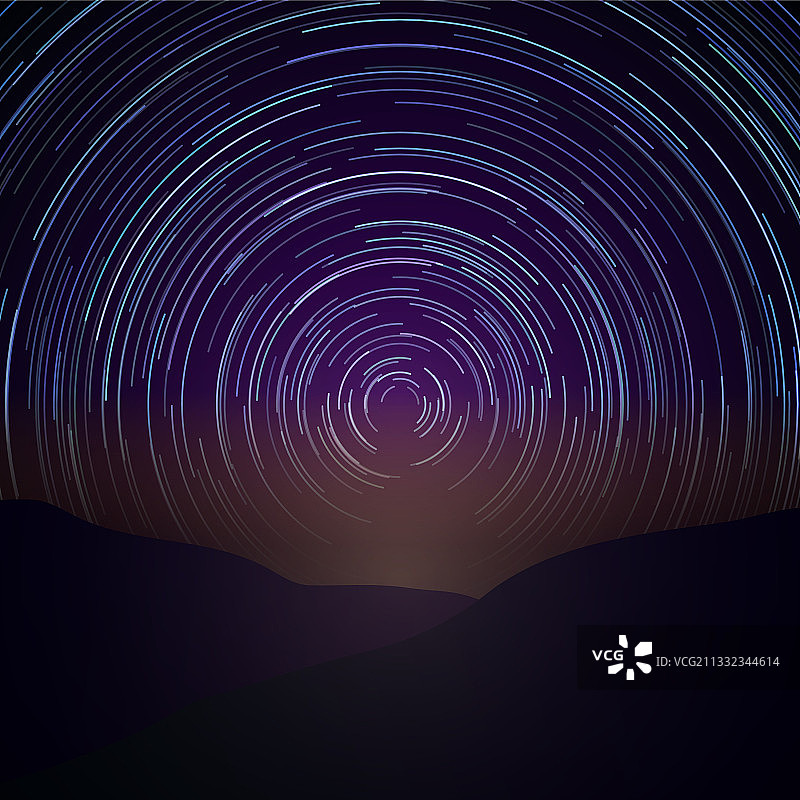 星轨银河夜空背景图片素材