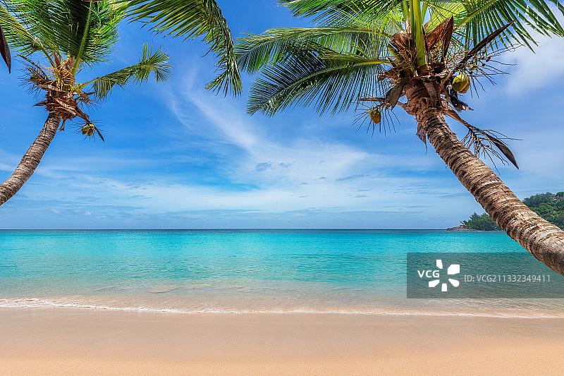 大海对天空的风景图片素材