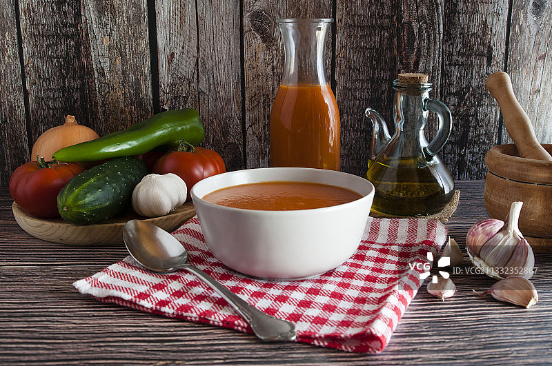 桌上美食特写，西班牙马德里图片素材