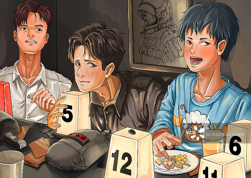 暗夜狼人杀图片素材