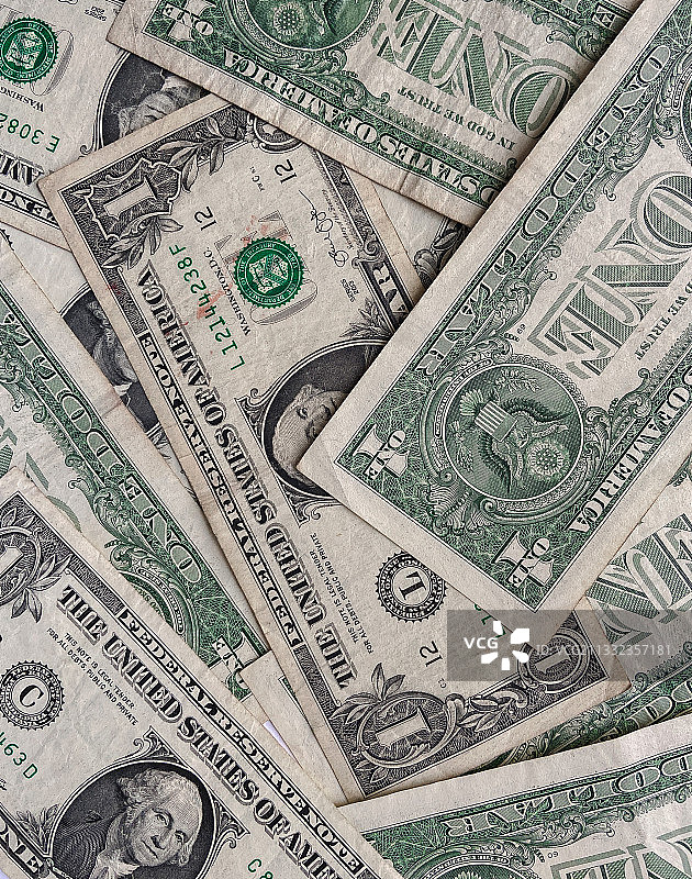 纸币特写图片素材