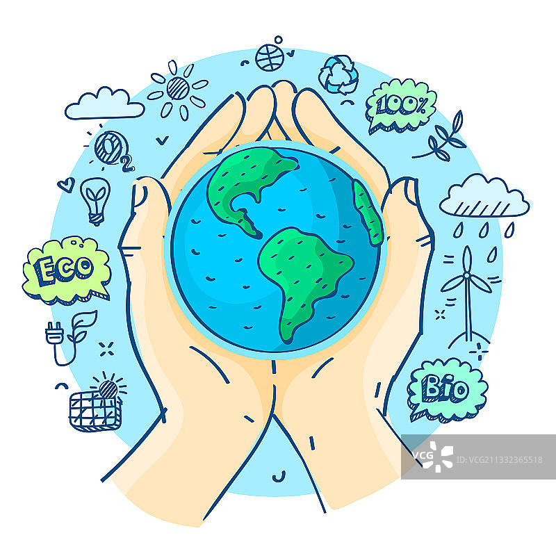 快乐的地球日图片素材