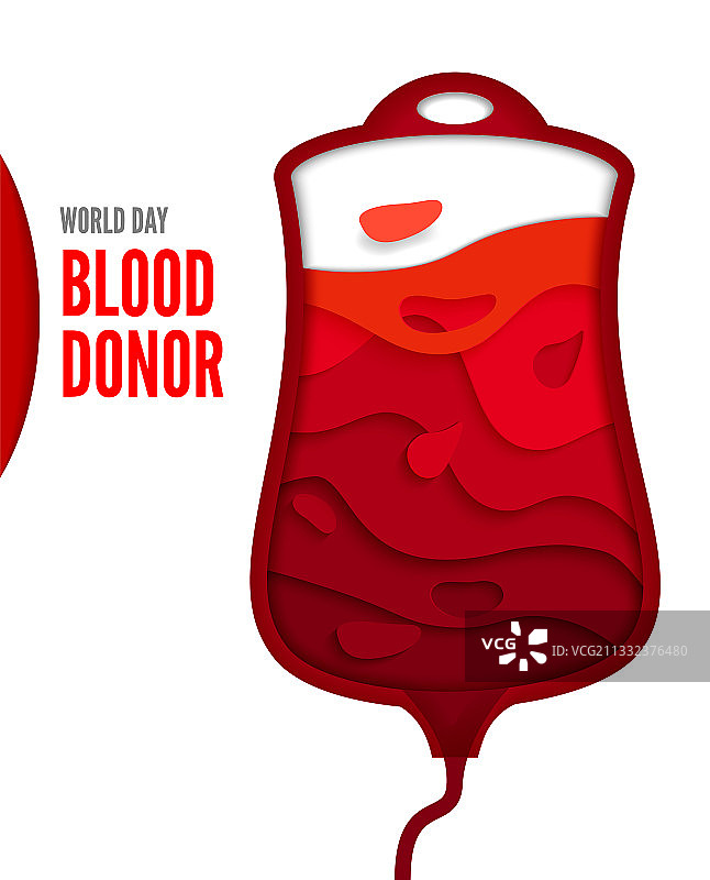 世界献血日海报或邀请函图片素材