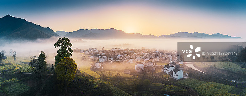 春季徽州图片素材