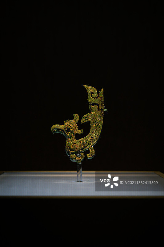 三星堆博物馆青铜鸟图片素材