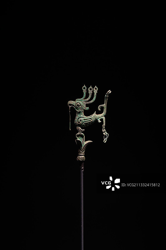 三星堆博物馆青铜鸟图片素材