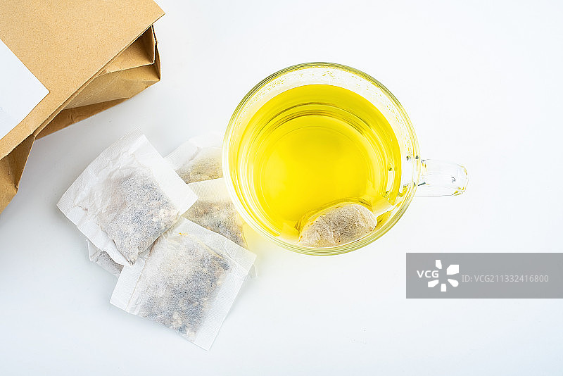 中医调理养生中药茶图片素材