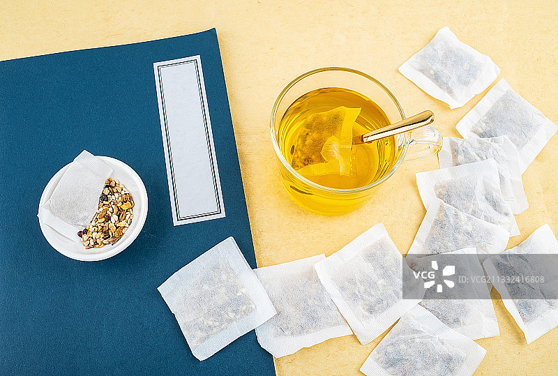 中医调理养生中药茶图片素材