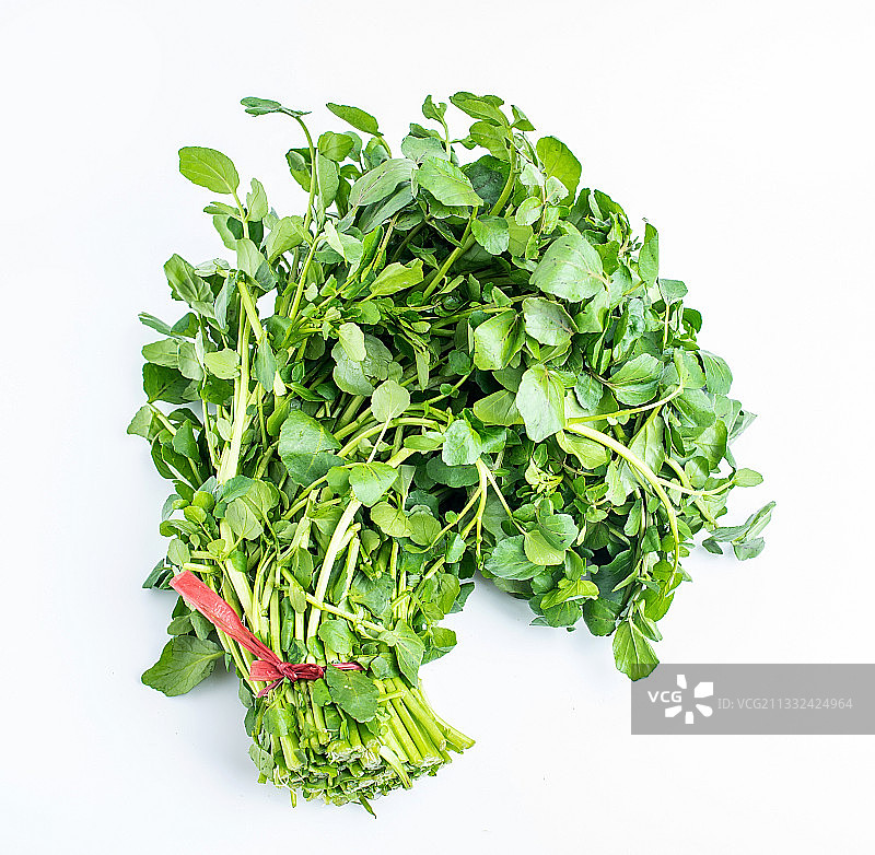 新鲜绿色蔬菜豆瓣菜图片素材