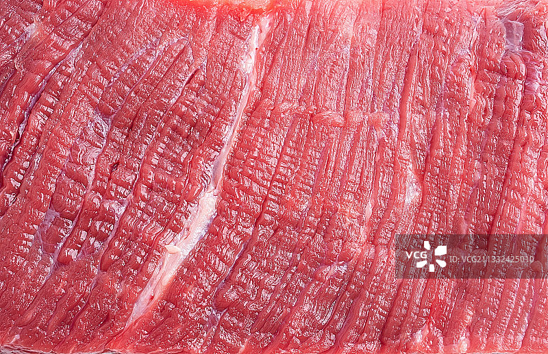 新鲜黄牛肉纤维纹理背景图片素材