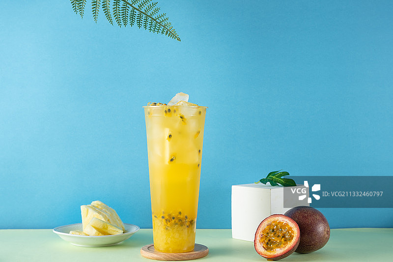 夏日清新水果茶图片素材