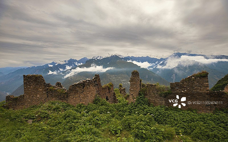 理县薛城九子屯遗址图片素材