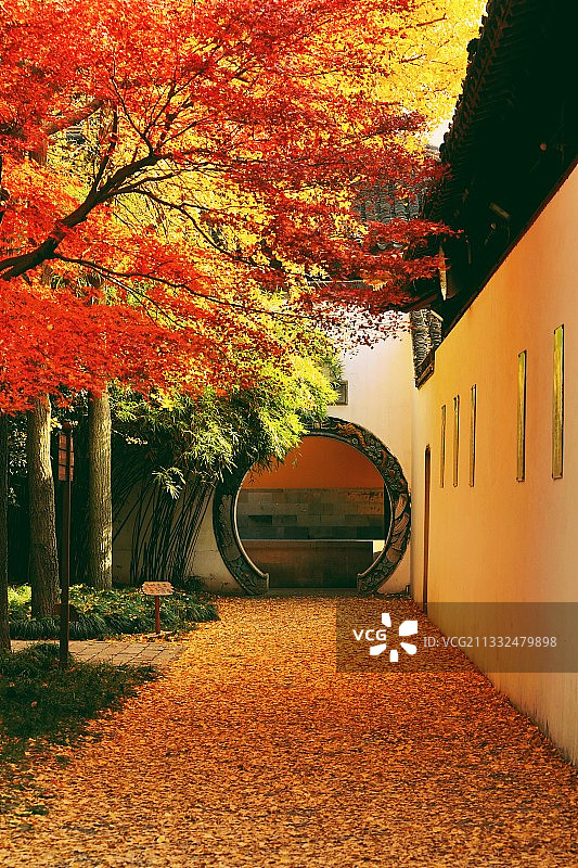 苏州西园寺图片素材