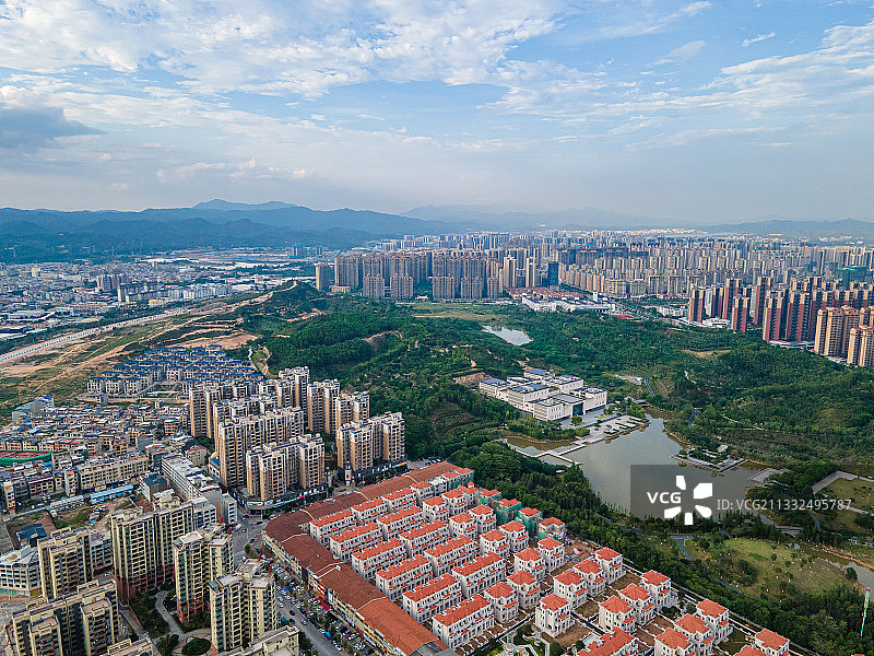 广东省河源市源城区城市风光景观图片素材