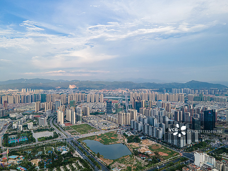 广东省河源市源城区城市风光景观图片素材