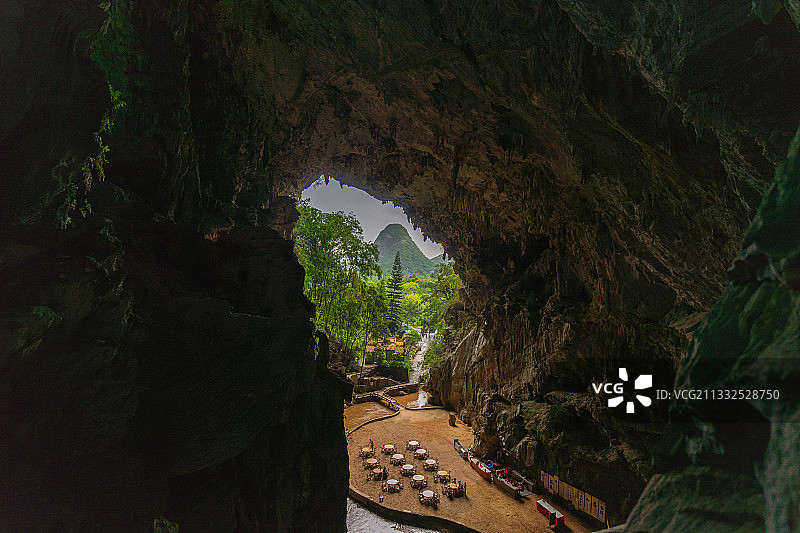 凌霄岩大厅 广东阳江图片素材