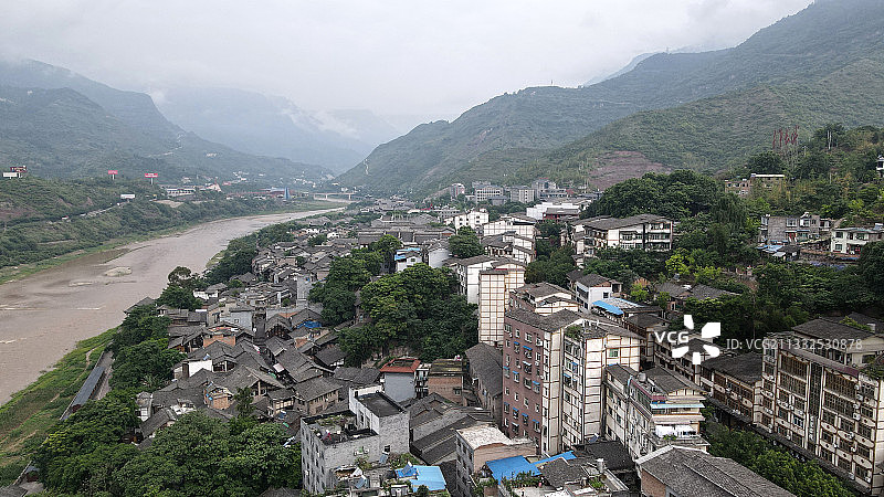 贵州省遵义市习水县土城镇土城古镇风光图片素材