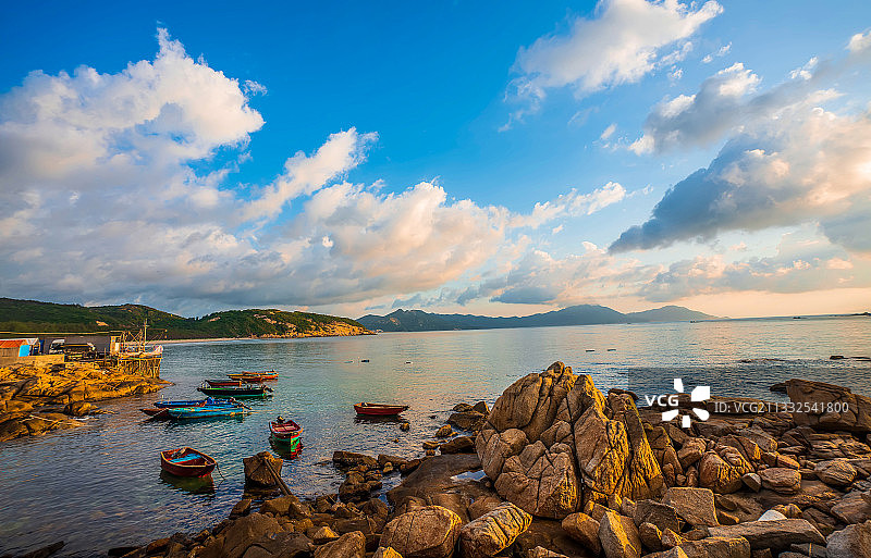 江门台山 上川岛 婚纱摄影基地 日出风光 慢门摄影图片素材