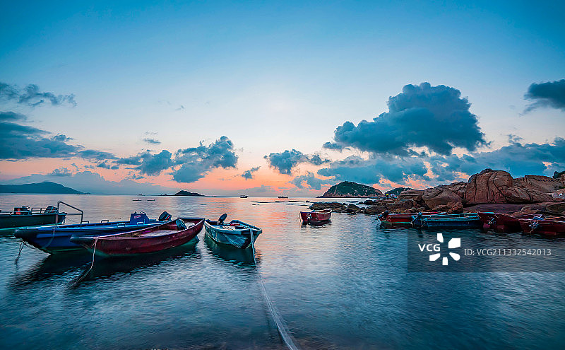 江门台山 上川岛 婚纱摄影基地 日出风光 慢门摄影图片素材