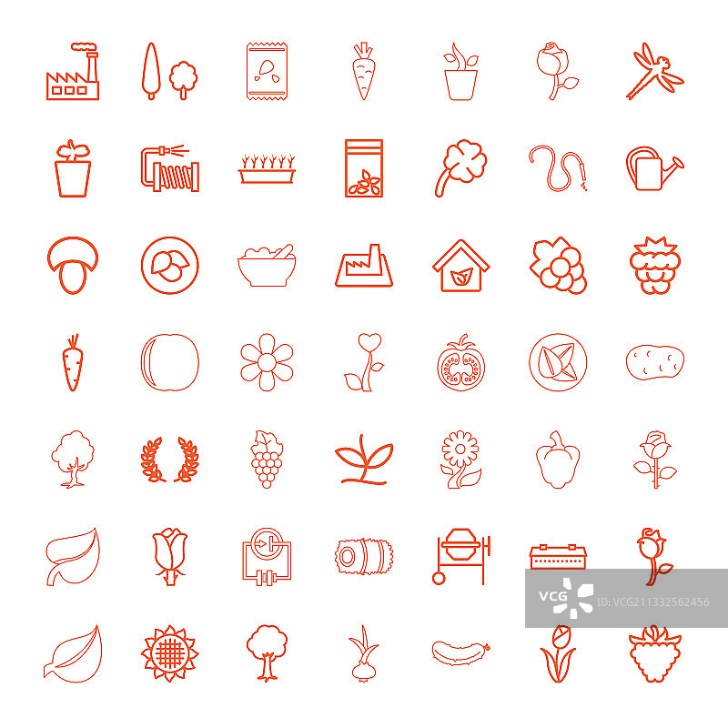 植物图标图片素材