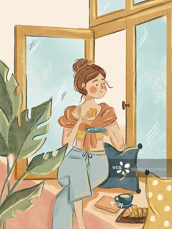 独享一人的时光图片素材