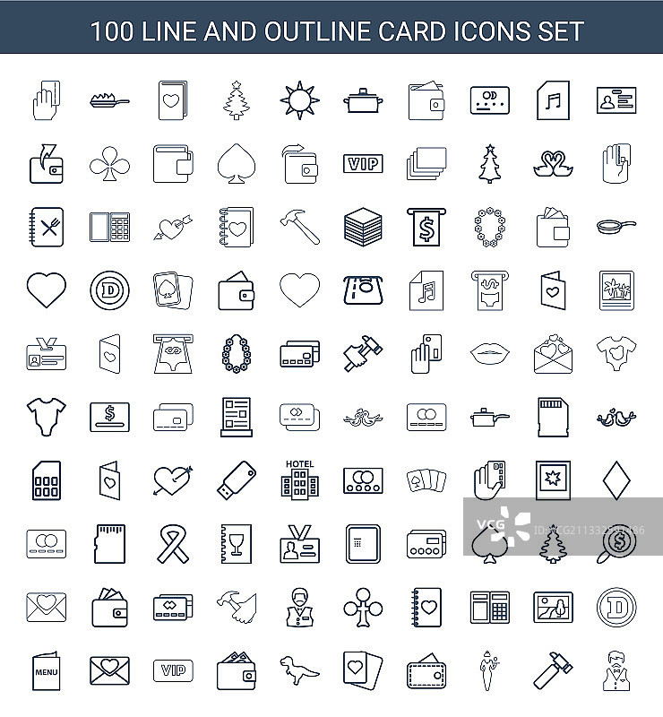 卡片图标图片素材