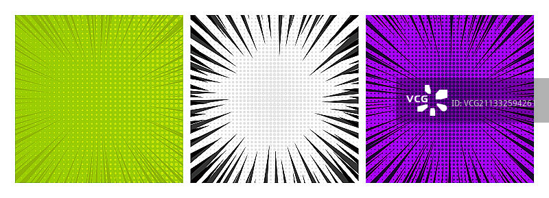 波普艺术风格的彩色漫画书背景图片素材