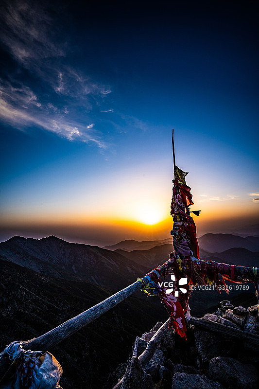 太白山，拔仙台图片素材