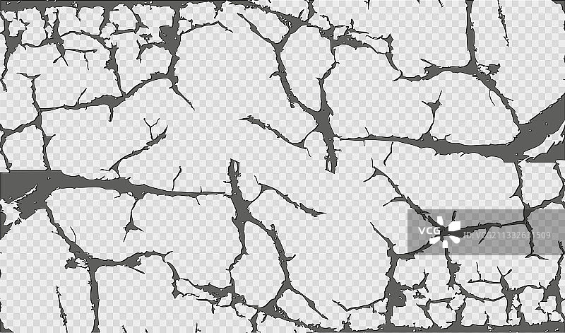 透明墙上的裂缝抽象图案图片素材