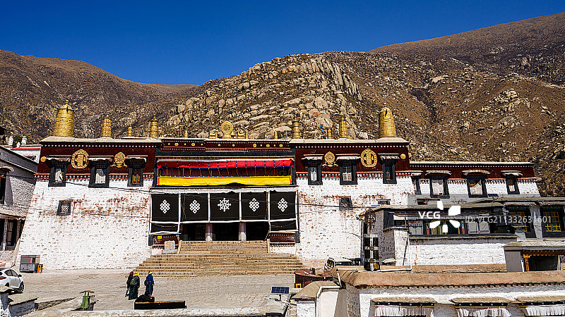 哲蚌寺的建筑图片素材