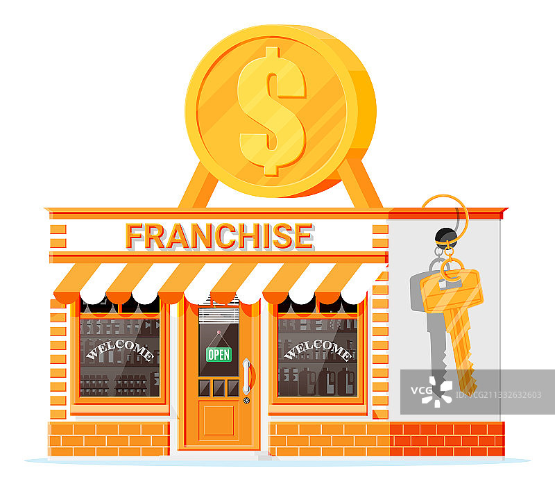 特许经营业务出售图片素材