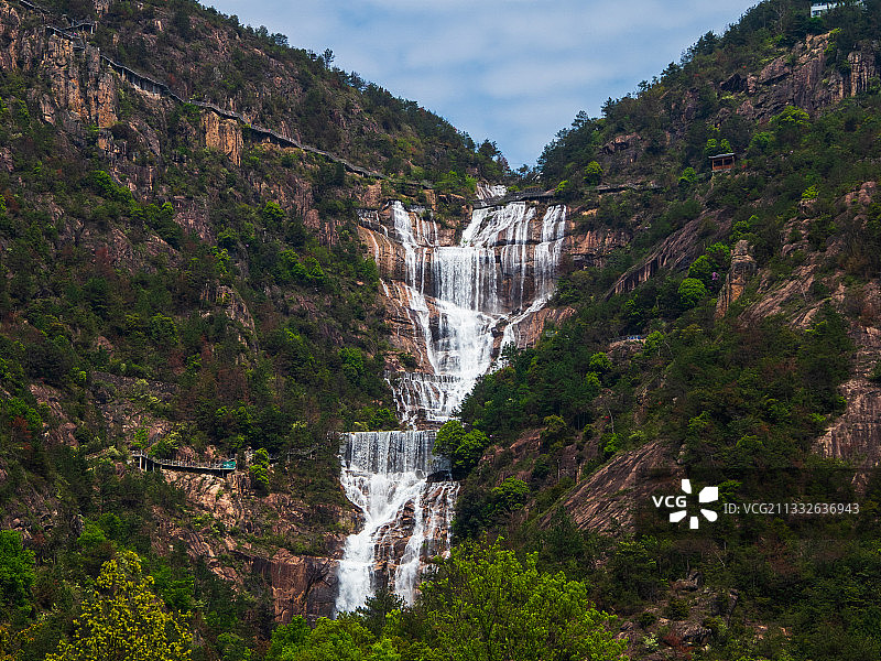 天台天瀑图片素材