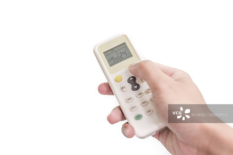 使用空调遥控器图片素材