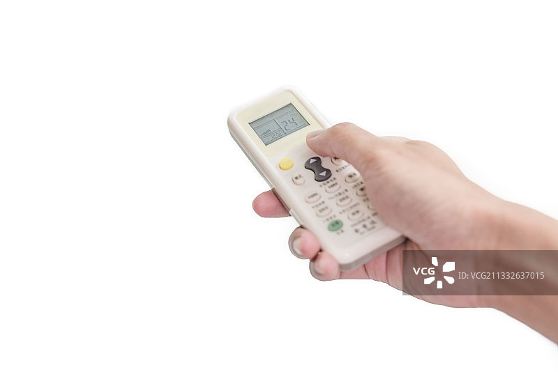 使用空调遥控器图片素材