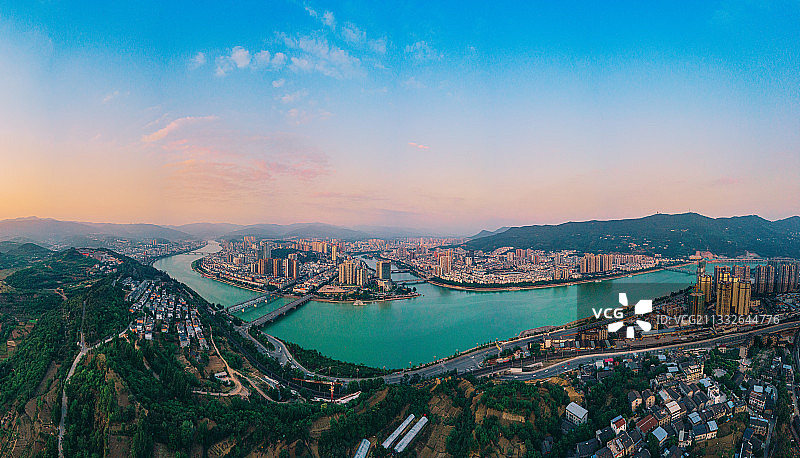 广元夜色 广元城市图片素材